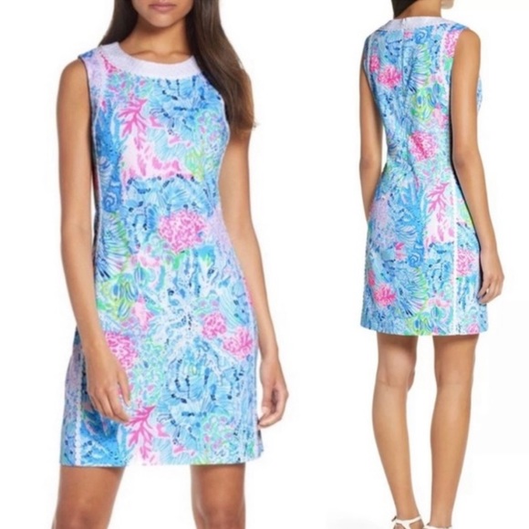 🆕 Lilly Pulitzer Mila Shift Dress in Sink or Swim - Picture 3 of 12